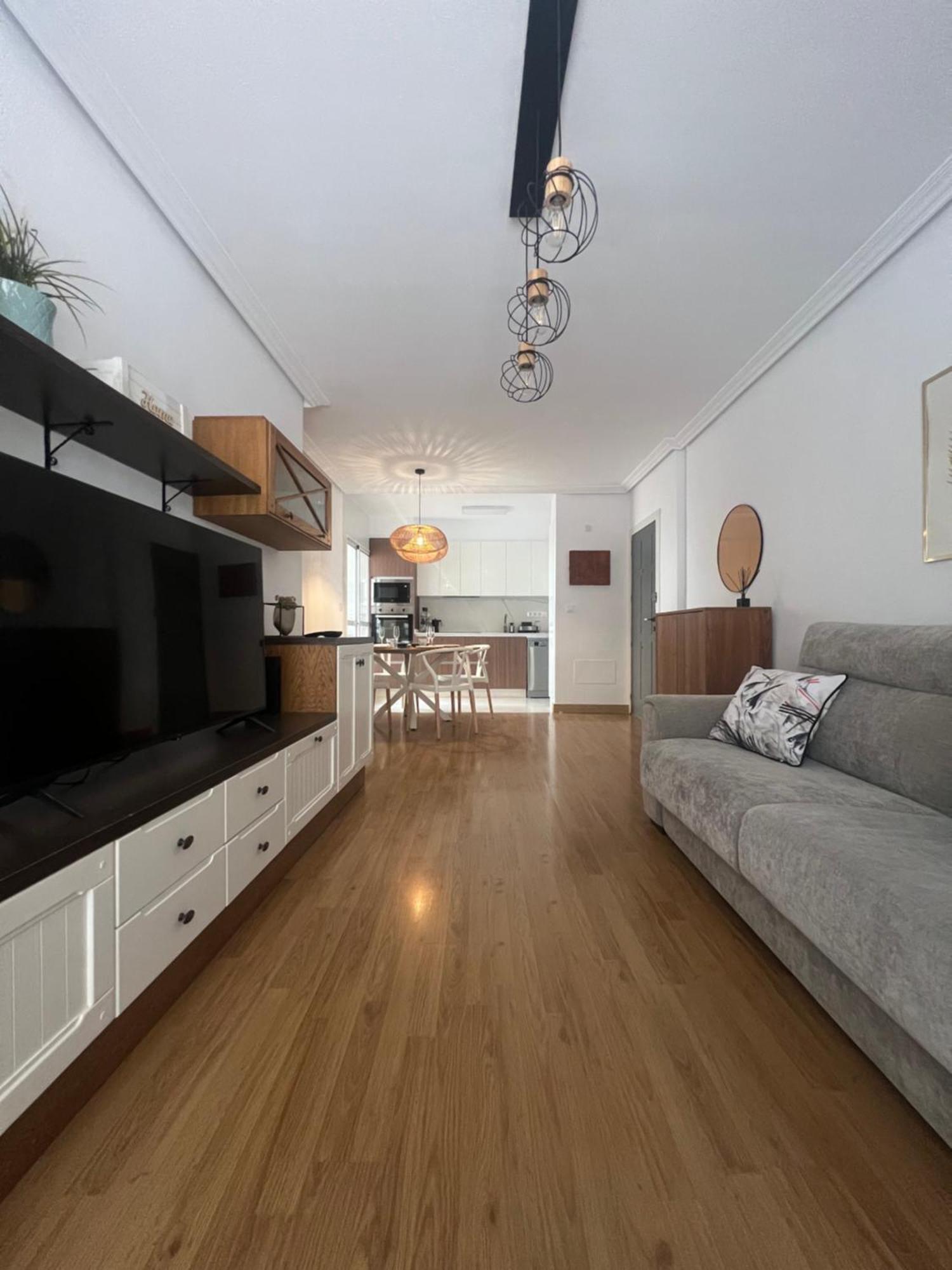 Piso Con Ac, Piscina Y Pista De Padel Y Tenis En Aguilas Exterior photo